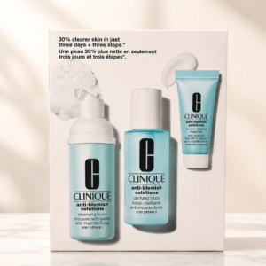 ست سه‌مرحله‌ای ضدجوش کلینیکClinique مدل Anti-Blemish Solutions Clear Skin System