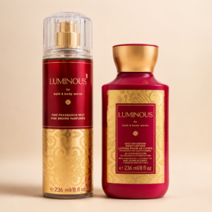 ست بادی میست و لوسیون بدن Bath & Body Works مدل Luminous حجم ۲۳۶+۲۳۶ میل